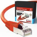 iVoltaa Ethernet Cable CAT7 Cable Dual Shielded SSTP, 100% Copper, Professional Series - 10 Gbps LAN Network/High Speed Internet Cable, 600MHZ - 5 feet (1.5 m) - Image 2