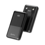 pTron Dynamo Bolt 20000mAh Power Bank w/Inbuilt Charging Cables, 35W Super Fast Charging, USB Type-C Input Power Bank Compatible with QC3.0/PD3.0, 4 Charging Outputs, Type-C Input/Output Port (Black) - Image 2