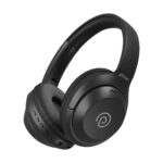 pTron Studio Classic w/ 75Hrs Playtime, Wireless Over Ear Headphones w/HD Mic & AI-ENC, Low-Latency Game & Music, Deep Bass, BT5.4, Dual Device Pairing, Voice Assist. & Type-C Fast Charging (Black) - Image 2