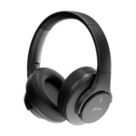 pTron Studio Urban 35dB Active Noise Cancellation Bluetooth Wireless Over Ear Headphones with Mic, 72Hrs Playtime, 40mm Bass Drivers, TruTalk AI-ENC Calls,40ms Low Latency Gaming, Foldable Cups(Black) - Image 2