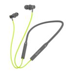 pTron Tangentbeat in Ear Bluetooth 5.0 Wireless Headphones with HD Mic, Deep Bass, Clear Calls, Dual Device Pairing Wireless Neckband, Fast Charging, Voice Assistant & IPX4 Water Resistant(Green/Grey) - Image 2
