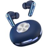 truke New Launch Mega 10 True Wireless in Ear Earbuds W/ 24-Bit Lossless Spatial Audio, 70H Battery Fast Charge Buds, Dual Pairing, 13mm Drivers TWS, Low Latency(40ms), Matte Finish, ENC (Royal Blue) - Image 2