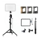 11" USB LED Camera Soft Panel Light | Photography Lighting Kit for Recording | YouTube, Makeup, Live Streaming, Video Recording with Tripod Stand & Phone Holder (USB Camera Light) - Image 2