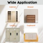 LAVNA LS11 Smart Fingerprint Cabinet, Drawer, Waredrobes Door Lock with Fingerprint Access, Fully Secured Lock (Black) - Image 4