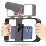 Rig Smartphone Video Stabilizer Mount for Video, Film Maker, Rig Phone, Handle Grip Bracket Holder Mount Compatible with iPhone and Android - Image 4