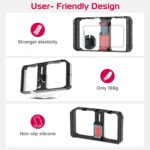 Rig Smartphone Video Stabilizer Mount for Video, Film Maker, Rig Phone, Handle Grip Bracket Holder Mount Compatible with iPhone and Android - Image 5