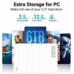 KINGSTER® 1TB Ultra Slim Portable External Hard Drive (USB 3.0, High-Speed 145MB/s, White, Plug & Play HDD, 2.5 Inch) - Image 4