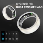 Smart Ring with LED Display Screen,Sleep&Fitness Tracking Wearable for Women/Men,Accurate Monitoring of Pedometer, Heart Rate,Blood Oxygen (Smart Ring Cover, Smart Ring Cover, Small) - Image 3