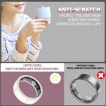 Smart Ring with LED Display Screen,Sleep&Fitness Tracking Wearable for Women/Men,Accurate Monitoring of Pedometer, Heart Rate,Blood Oxygen (Smart Ring Cover, Smart Ring Cover, Small) - Image 4
