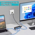RJ45 Ethernet Splitter Cable, RJ45 Y Splitter Adapter 1 to 3 Port Ethernet Switch Adapter Cable for CAT 5 / CAT 6 LAN Socket Connector Cat5 Cat6 Cable - Image 3