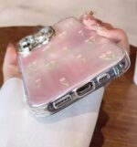 mobistyle Designed for iPhone 14 | Camera Lens Protection |Tulip Flower Pattern Print Design TPU+PC for Women Teen Girls Phone Back Cover Case (Tulip Pink) - Image 5