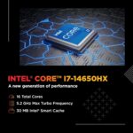 HP Omen, Intel Core i7-14650HX 14th Gen, 8GB RTX 5050, 24GB DDR5(Upgradeable) 1TB SSD, 165Hz, 2k WUXGA, 3ms, 400 nits, 16''/40.6cm, Win11, M365* Office24, Black, 2.43kg, am0241TX, RGB Gaming Laptop - Image 3