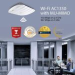 TP-LINK (EAP225) AC1350 (867+450) Dual Band Wireless Ceiling Mount Access Point, POE, GB LAN, Cluster-able, Free Software - Image 3