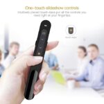 VIBOTON Laser Pointer | Up to 20m Wireless Range | Wireless Presenter for Presentation | Slide Changer, USB Power Point Remote Control Pen PPT Controller with Clip (Black) - 2 Years Warranty - Image 3