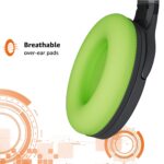 amazon basics 7.1 USB Gaming Wired Over Ear Headphones with Mic | Virtual Surround Sound | 50mm Driver | RGB LEDs (Black - Green) - Image 5