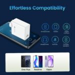 Portronics 25W Adapto 25A USB-A Fast Charging Adaptor, Fast Charging Protocols Like SuperVOOC/VOOC/WARP/Dash/Quick, Compatible with 25W Smartphone Such as OnePlus,Oppo,Realme(White) - Image 4
