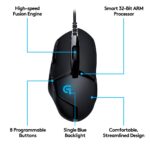 Logitech G402 Hyperion Fury USB Wired Gaming Mouse, 4,000 DPI, Lightweight, 8 Programmable Buttons, Compatible for PC/Mac - Black - Image 3