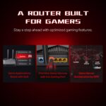 TP-Link Dual-Band BE6500 WiFi 7 Gaming Router Archer GE400 | 6-Stream 6.5 Gbps | 2 x 2.5G + 3 x 1G | Game Acceleration, Dedicated Gaming Port & Panel, RGB Lighting | Easymesh, Homeshield - Image 3