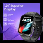 Fastrack New Limitless X2 Smart Watch, 1.91" UltraVU with Rotating Crown, 60 Hz Refresh Rate, Advanced Chipset, SingleSync BT Calling, 100+ Sports Mode & Smartwatch Faces, IP68, (Black) - Image 3