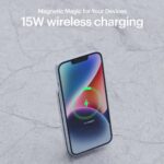 Stuffcool Lucid Plus 15W, 10000mAh Magnetic Wireless Powerbank with Stand for AirPods Pro, iPhone 12/13/14/15/16, Flagship Android and 20W Fast Wired Charging - Image 5