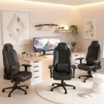 Legion X 2026 Edition | Ergonomic Gaming & Office Chair | PU Vegan Leather & Breathable Spandex Fabric | Magnetic Headrest, Memory Foam Lumbar Pillow | 4D Adjustable Armrestss (Red) - Image 3