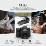 Sony Alpha ILCE-9M3 Full-Frame Interchangeable-Lens Mirrorless Camera (Body Only) | Global Shutter System | 24.6 MP | 120fps with AF/AE Tracking | 4K 120p Without cropping - Black - Image 3