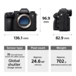 Sony Alpha ILCE-9M3 Full-Frame Interchangeable-Lens Mirrorless Camera (Body Only) | Global Shutter System | 24.6 MP | 120fps with AF/AE Tracking | 4K 120p Without cropping - Black - Image 4
