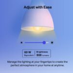 Tapo L530B Smart Bulb, Smart Wi-Fi LED Light, B22, 8.7W, Compatible with Alexa(Echo and Echo Dot) and Google Home, Colour-Changeable, No Hub Required [Energy Class A+], Multi, Standard - Image 4