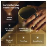 ULTRAHUMAN Ring AIR-Smart Ring Activity Tracker, Size First Sizing Kit,Sleep Tracker,Smart Ring for Men/Women,Fitness Tracker (Matte Grey, 6) - Image 4