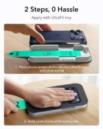 ESR 3 Pack for iPhone 17 Pro Tempered Glass Screen Protectors, High Clarity, 9H Hardness Scratch Resistant, Full Coverage, Military-Grade, Shatterproof, Screen Guard with Ultra Fit Tray - Image 4
