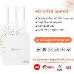 MT-303 4G Mobile Sim Based Wi Fi Router (All 5G Sim Supported) Plug and Play Lastest WiFi 6 Support, NVR, DVR, WiFi Camera and All 4G Sim Wi Fi Router - Image 3