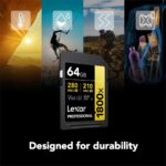Lexar Gold Series Professional 1800x 64GB UHS-II U3 SDXC Memory Card - Image 4
