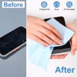 Microfiber Cleaning Polishing Cloth for Mobile Screen Camera Lense Tablets iPad Monitors Desktop Laptop Sunglasses and Other Glass Materials (Multi-Color) 6 x 7 Inches - Pack of 5 - Image 4