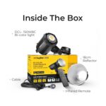 DIGITEK Lite (DCL-150WBC Combo) 150W Bi Color Continuous LED Light with 18CM Reflector & Infrared Remote, AC Power - 3000K-6500K Color Temperature Control, 95 CRI, 13500 Lumen, Ideal for Shooting - Image 4