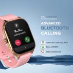 PunnkFunnk H9 Smart Watch 2.01" TFT Display, Bluetooth 5.0 with 100+ Sports Mode, Heart Rate & Blood Oxygen Monitor, Call & Message Reminders Compatible with Android & iOS, IP67 Waterproof(Pink) - Image 4