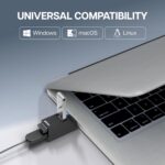 Geonix Befit UH3 USB Adapter HUB, 3 Ports, USB 3.0, Transfer Speeds Upto 5 Gbps, Lightweight Design, Multi OS Compatible, Plug and Play - Image 4