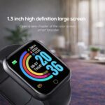 MARVIK Smart Watch for Kids, Men, Boys, Girls, and Women, ID116 Plus 2025, Latest for Android and iOS Phones, IP68 Waterproof with Daily Activity Tracker, Heart Rate Sensor, Sleep Monitor - Black - Image 3