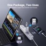 UGREEN 10Gbps USB Adapter 2 Pack, Type C Female to A Male Converter and USB C Male to A Female OTG Cable Thunderbolt 4/3 Compatible with iPhone 17/16/15 MacBook Air/Pro iPad mini Galaxy S25 - Image 3