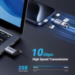 UGREEN 10Gbps USB Adapter 2 Pack, Type C Female to A Male Converter and USB C Male to A Female OTG Cable Thunderbolt 4/3 Compatible with iPhone 17/16/15 MacBook Air/Pro iPad mini Galaxy S25 - Image 4