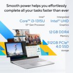 ASUS Vivobook 15, Intel Core i3 13th Gen 1315U, 12GB RAM, 512GB SSD, FHD 15.6", Windows 11, Office Home 2024, Cool Silver, 1.7Kg, X1504VA-BQ331WS, Intel UHD iGPU, Thin & Light, 42Whrs Laptop - Image 3