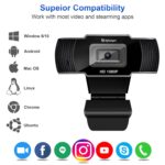 BigPassport 1080P/30FPS Ultra HD Webcam with Mic | 5P Lens USB Camera for Laptop, Desktop, PC | Face Detection, Skype, Zoom, Online Meetings, Classes – Pro-Live N3 - Image 3