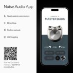 Noise Master Buds, Sound by Bose in-Ear Bluetooth Earbuds, Up to 49dB Adaptive ANC, LHDC 5.0, Immersive Spatial Audio, 44H Playtime with 6 mic ENC, Dual Pairing, IPX5 Ear Buds TWS (Titanium) - Image 6