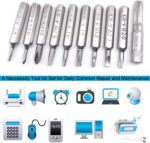 TEC TAVAKKAL Latest PC Repair Screwdriver Set, 110 in 1 Professional Precision Screwdriver Set, Multi-Function Magnetic Repair Computer Tool Kit For Mobiles/Tablets/Glasses/Laptop/PC Gray - Image 3