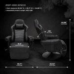 Immersive Gaming Recliner: Adjustable Leg Rest, Full Recline, Enhanced Comfort for Extended Play Sessions - Image 4