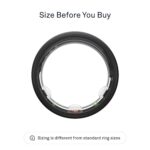 Oura Ring Gen3 Horizon - Stealth - Size 11 - Smart Ring - Size First with Oura Ring Gen3 Sizing Kit - Sleep Tracking Wearable - Heart Rate - Fitness Tracker - 5-7 Days Battery Life - Image 3