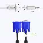 LS LAPSTER Quality Assured Male to Male VGA Cable 1.5 Meter, Support Monitor/PC/LCD/LED, Plasma, Projector, TFT (LST-VGACBLE-1.5M) - Image 3
