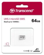 Transcend USD300S A1 64GB UHS-I U1 Class 10 Micro SD Memory Card up to 100/20 MB/s (TS64GUSD300S) - Image 3