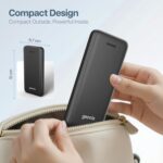 Geonix Helio R100 10000 mAh 22.5W Fast Charging Power Bank, Ultra Slim Power Bank with USB-A Output, Type C PD Output, Type C Input, Wake Up Button, 1 Year Warranty, Black - Image 8