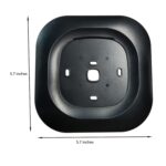 Black Thermostat Decorative Wall Plate Bracket Compatible with New 2022 Ecobee Smart Thermostat Premium & 2022 Ecobee Smart Thermostat Enhanced (2 Pack) - Image 3