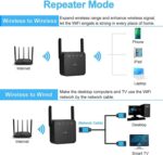 2025 Fastest WiFi Extender, WiFi Repeater, WiFi Booster, Covers Up to 10000 Sq.ft and 60 Devices, Internet Booster - with Ethernet Port, Quick Setup, Home Wireless Signal Booster - Image 4